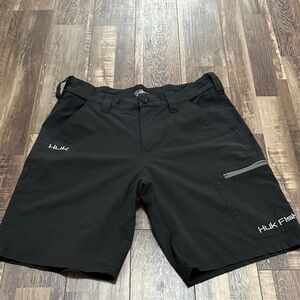 Huk Men's Black Performance Shorts